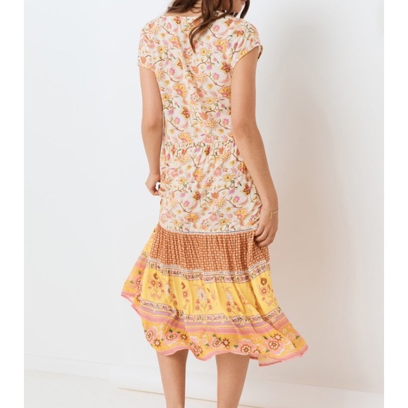 Spell Portobello Road Babydoll Midi Dress - Picture 4 of 15